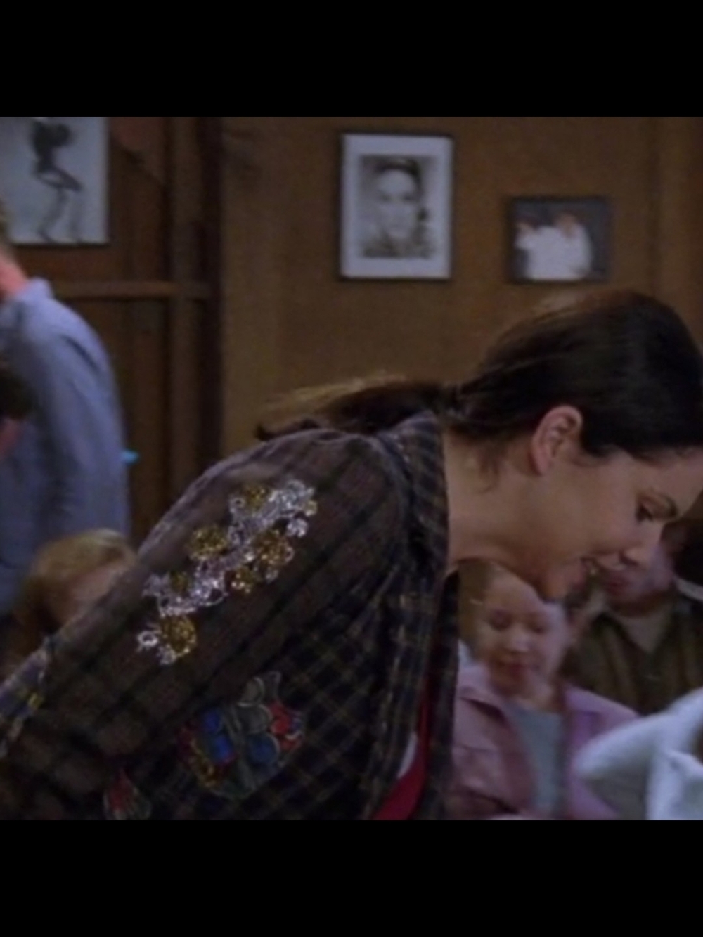 ASO Gilmore Girls Lorelai Embellished Plaid Jacket